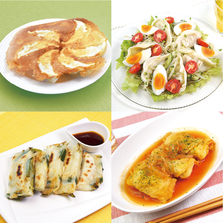 餃子アレンジレシピ　4種類ご紹介！