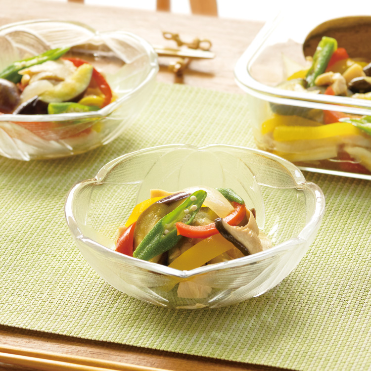 夏野菜で中華風マリネ